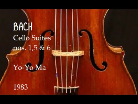 [图]专辑（马友友巴赫无伴奏大提琴组曲)Bach Cello Suites nos 1,5 & 6 Yo Yo Ma 1983