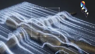 C4D/科技粒子跟随样条路径教程