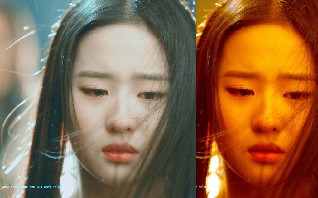 【ps调色】刘亦菲小龙女经典虐调调色练习【通道混合器/匹配颜色】