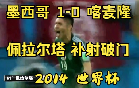 【2014世界杯】佩拉尔塔补射破门 墨西哥10喀麦隆 精彩进球回顾哔哩哔哩bilibili