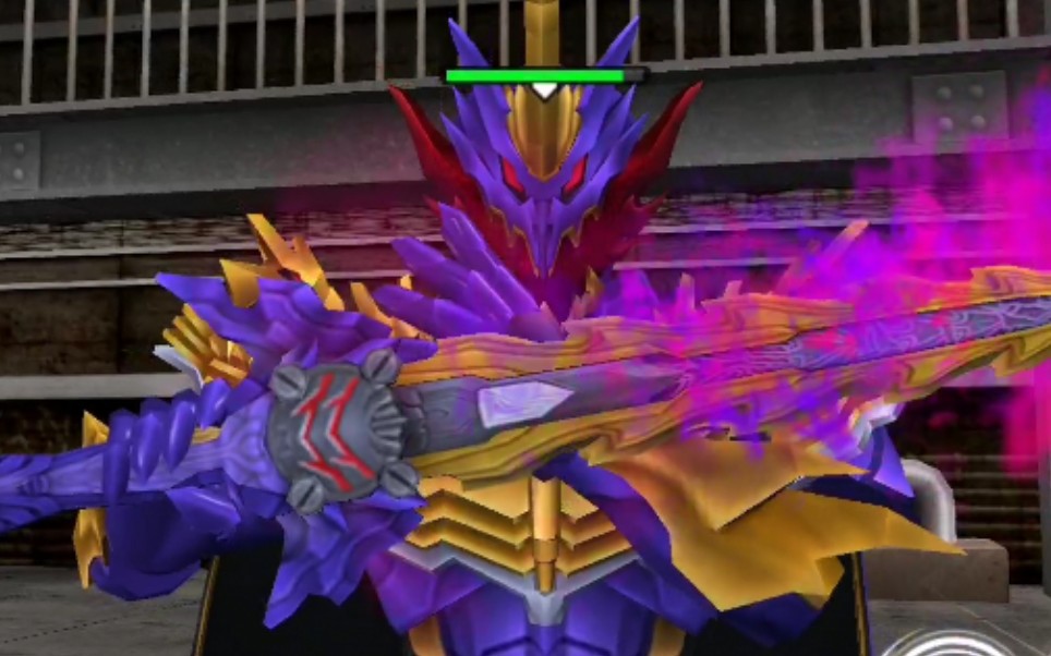 假面骑士城市大战 假面骑士calibur 邪王飞龙 必杀演示