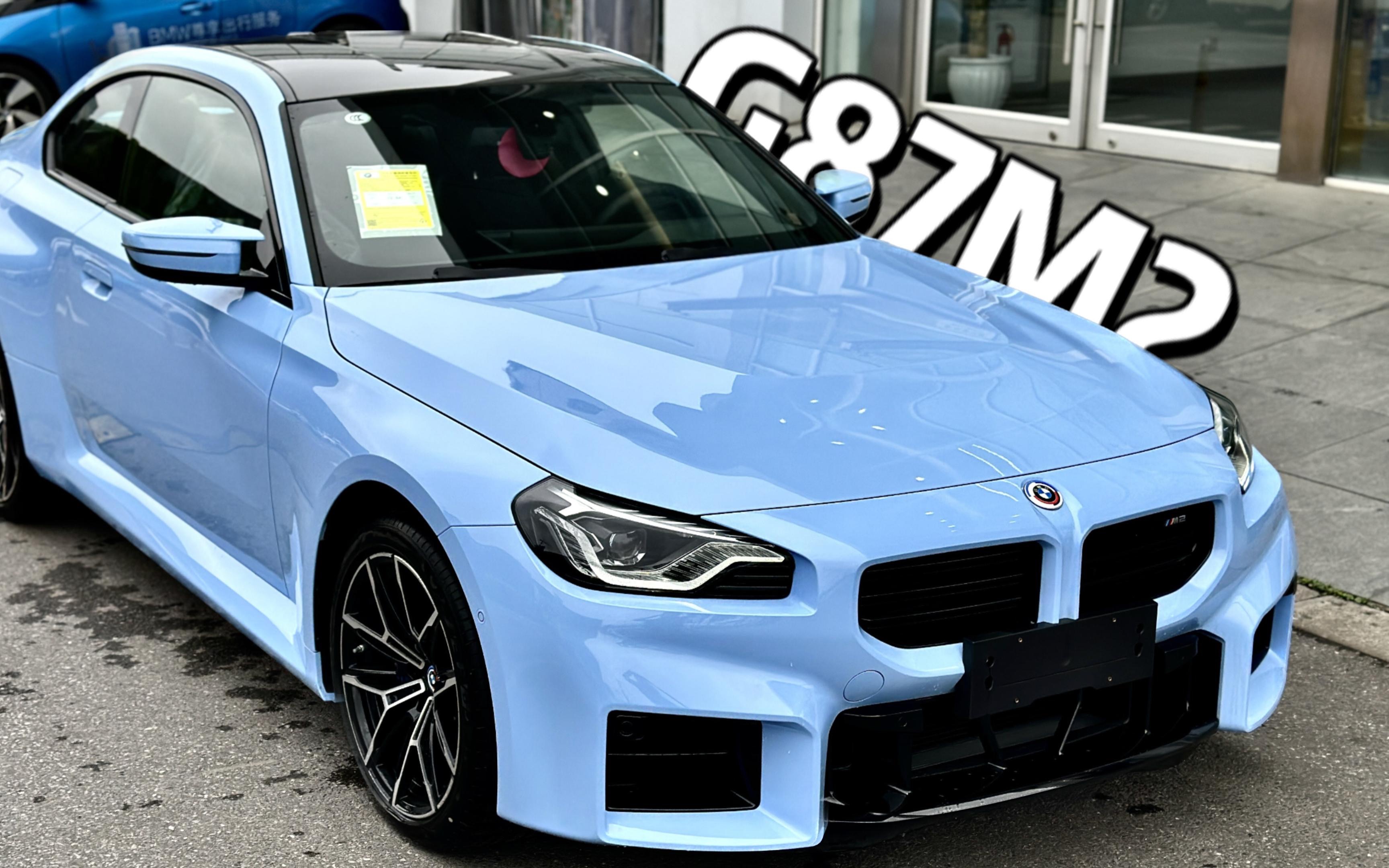 第一眼就心动的车,不要让他只停在心里 m2 赞德福特蓝/黑内