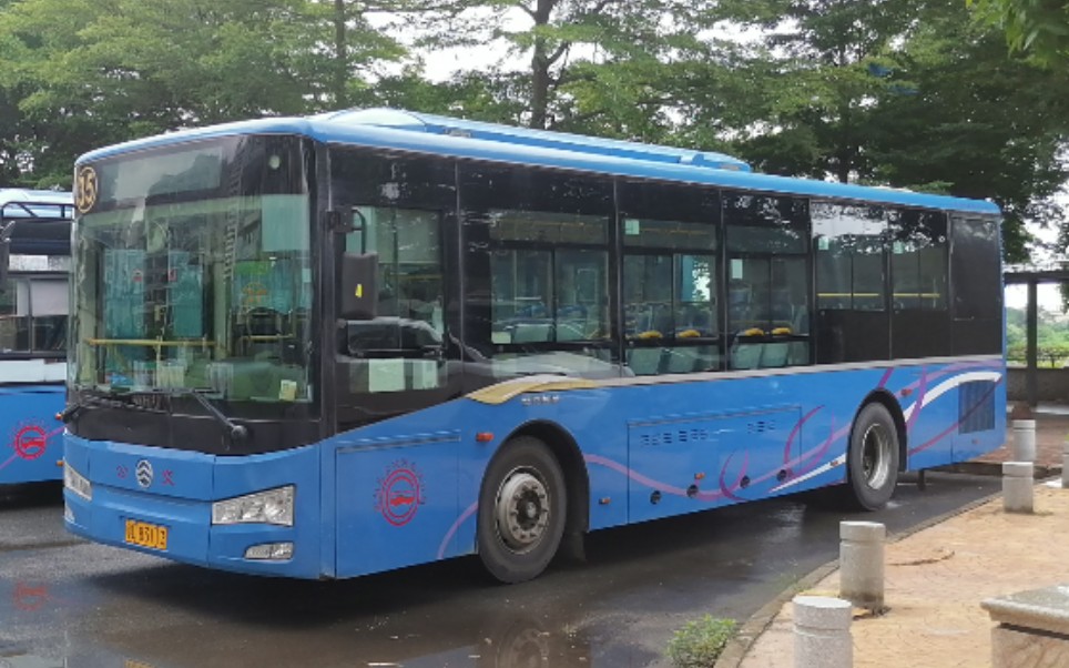 【云乘车】惠州公交27路金旅川流插电xml6105jhevg5cn6运行录影_哔哩