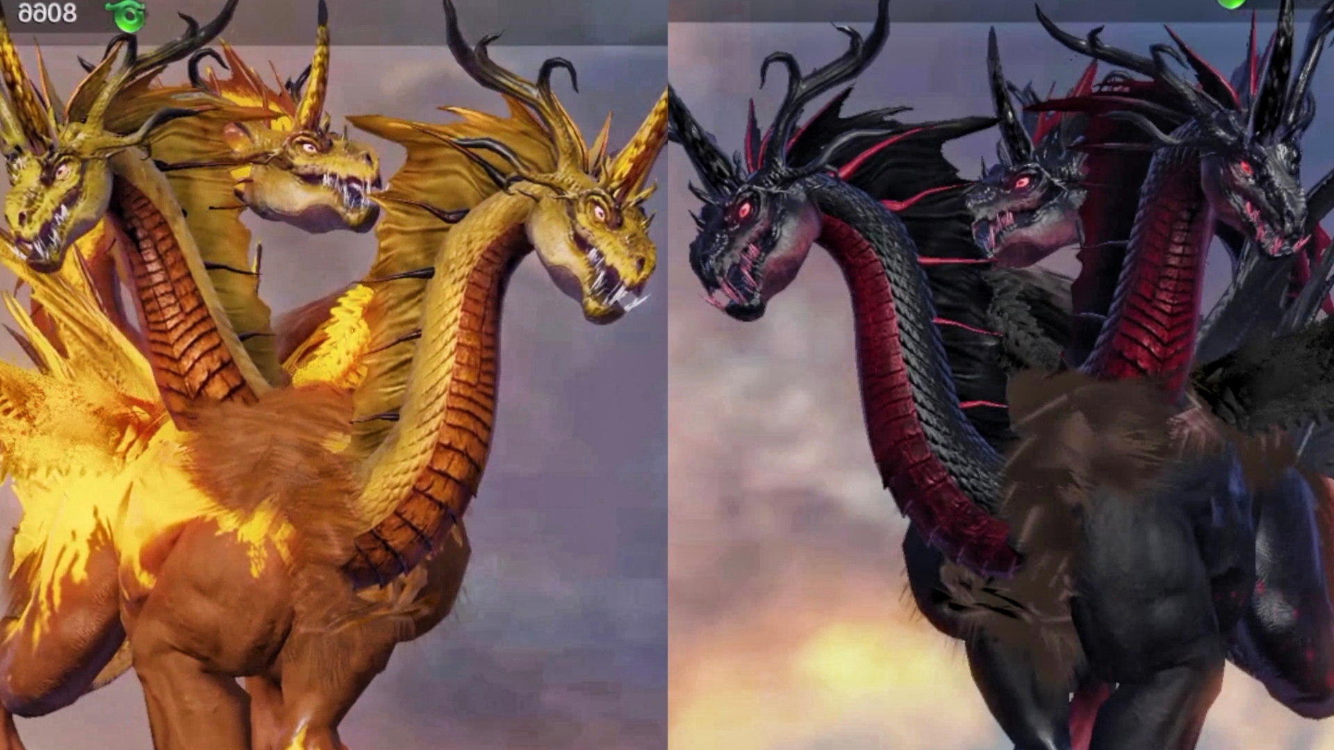 超帅三头龙多种配色展示!