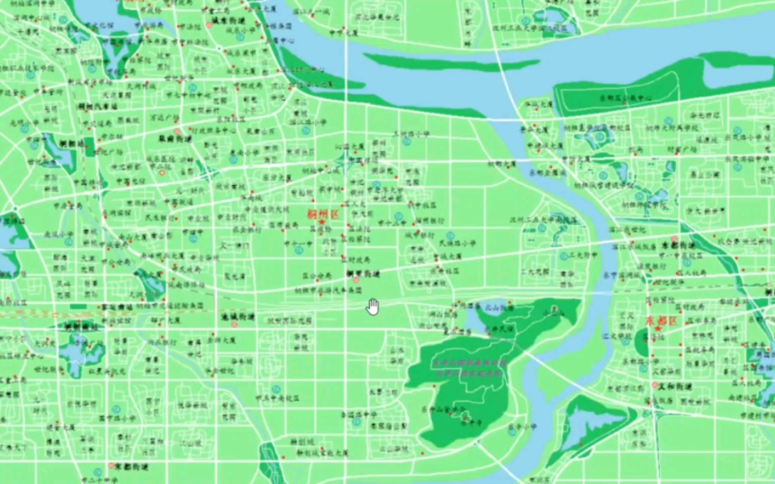 架空虚拟城市地图——桐州(相)市单机游戏热门视频