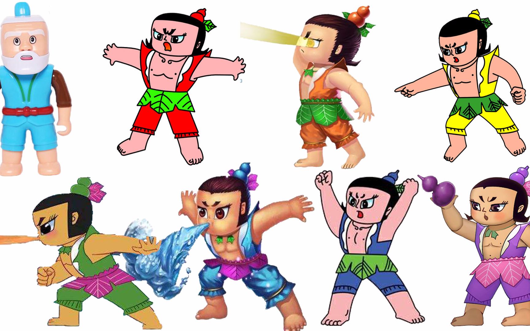 葫芦娃举行一年一度的技能展示大会!