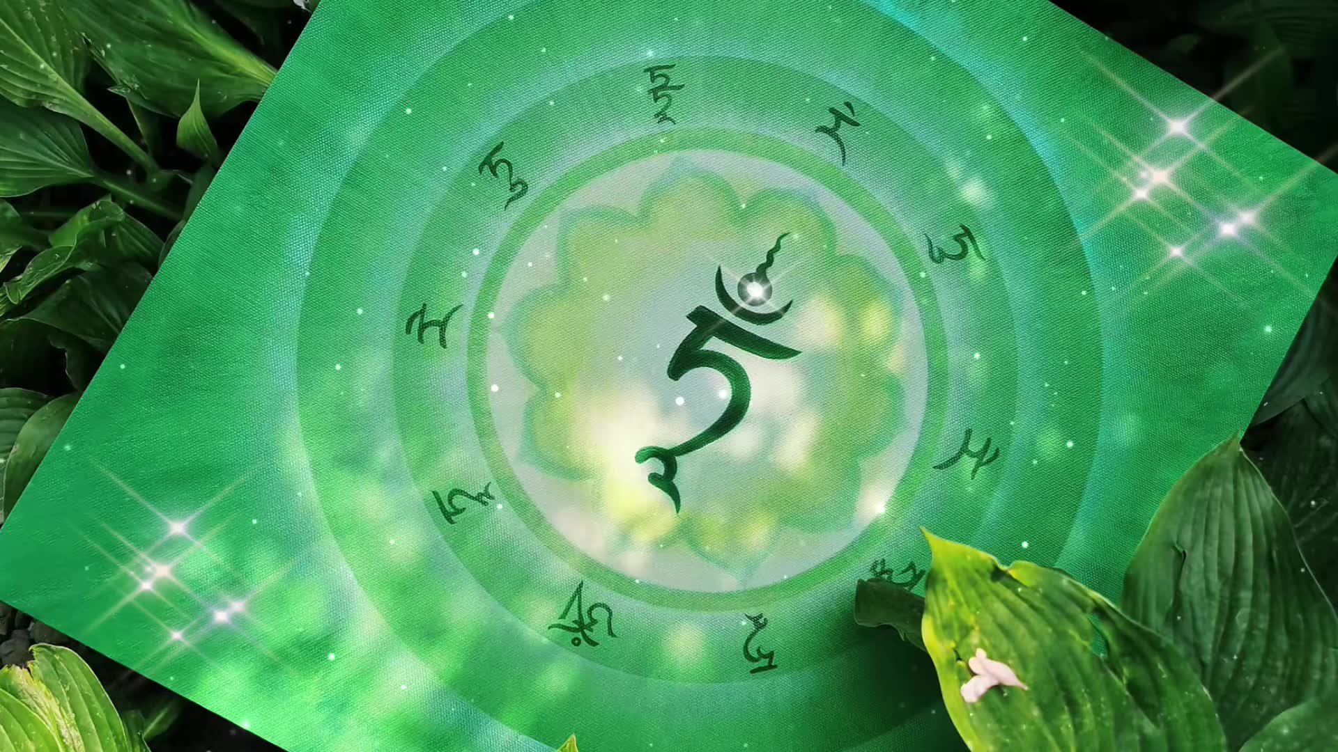 [图]绿度母心咒 Green Tara Mantra 梵唱妙音