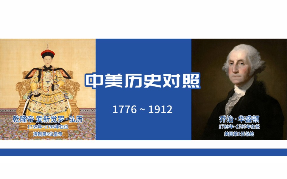 [图]中美历史对照（1776～1912）