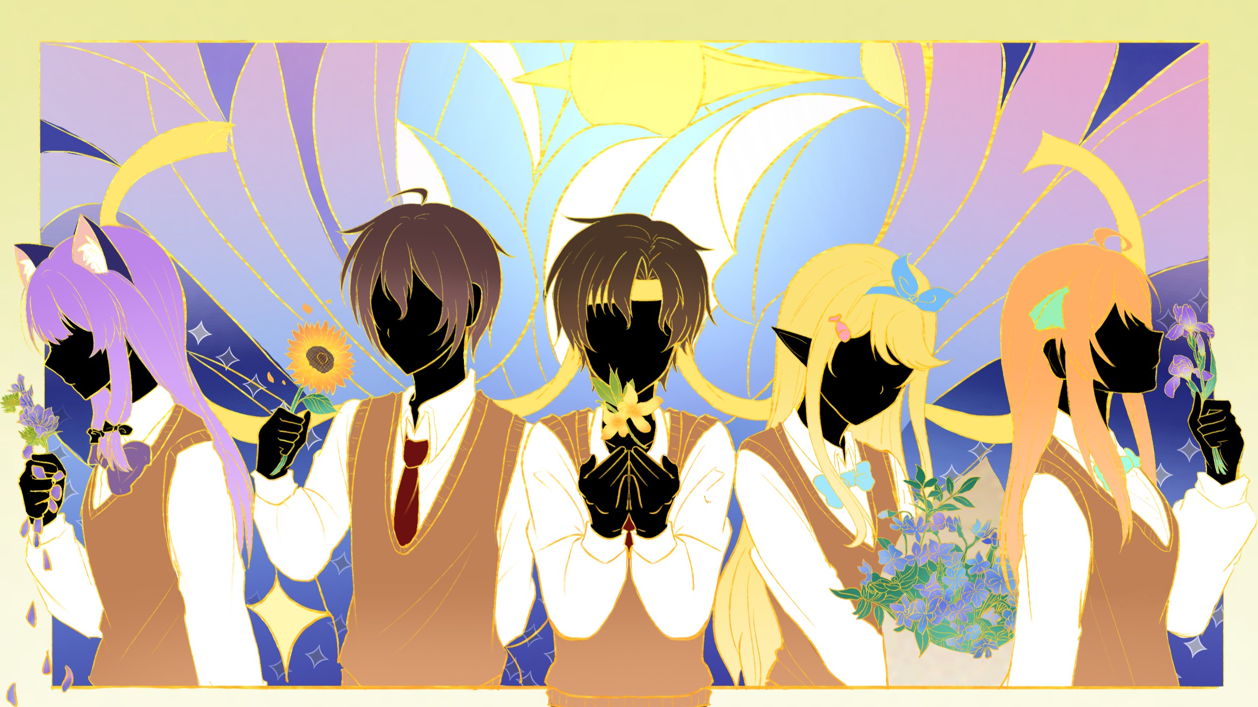 【方块学园|五人组】花