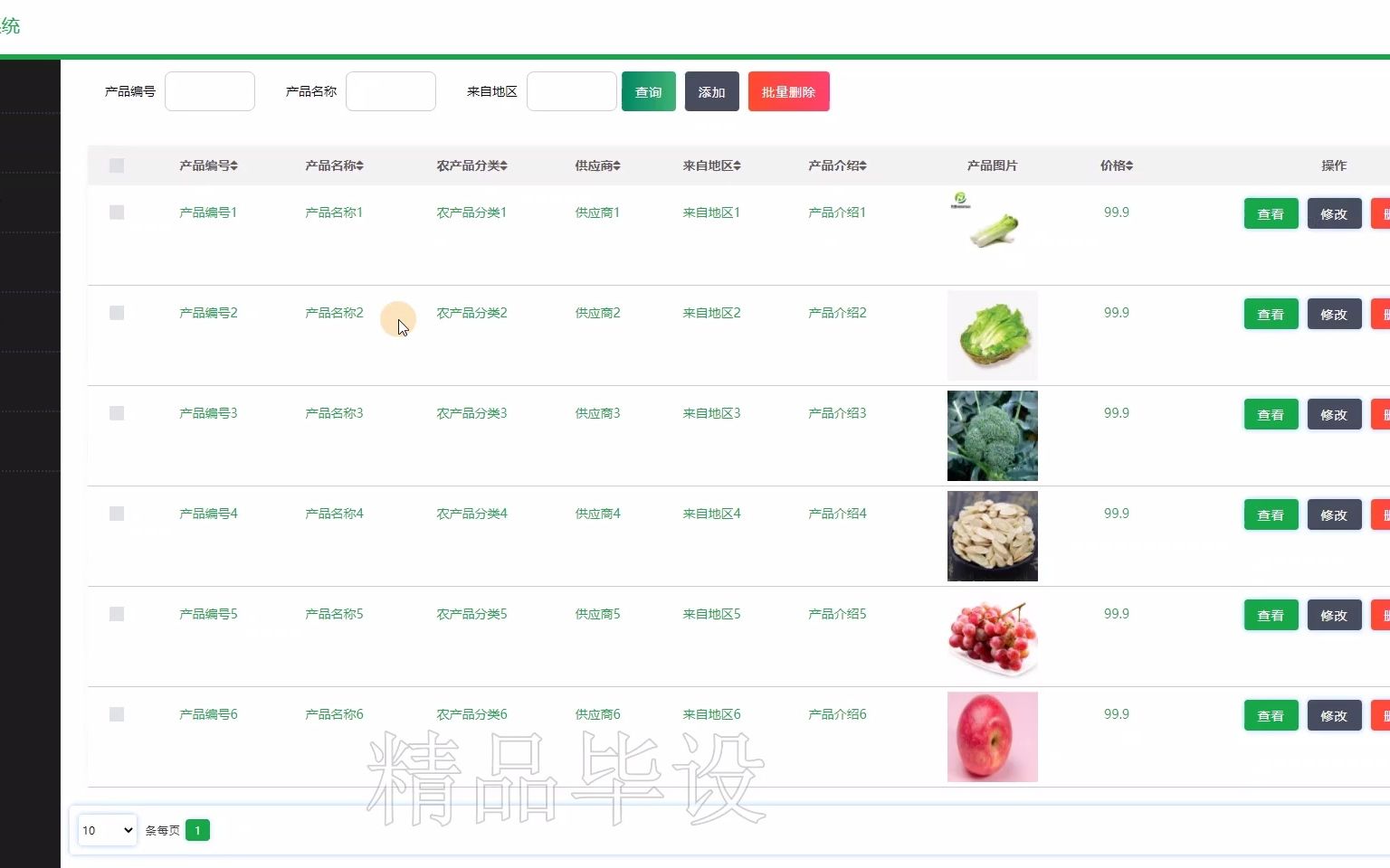 五邑大学 springboot基于SSM农产品供销售服务系统javaEE计算机毕业设计哔哩哔哩bilibili