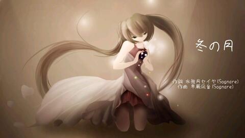 初音ミク 冬の月 早蕨凪音 哔哩哔哩