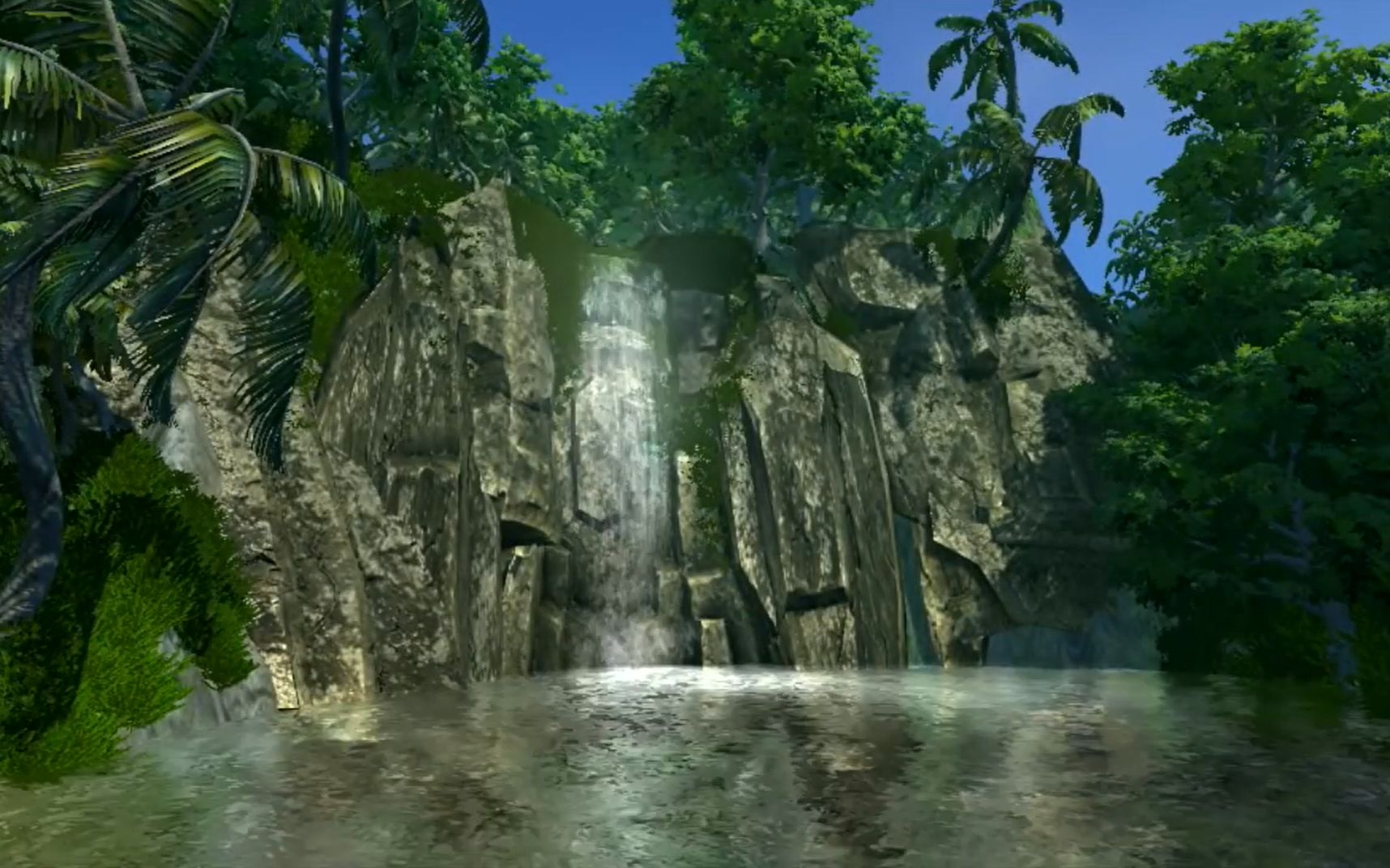 unity3d 热带孤岛瀑布 unity speed design- tropical island