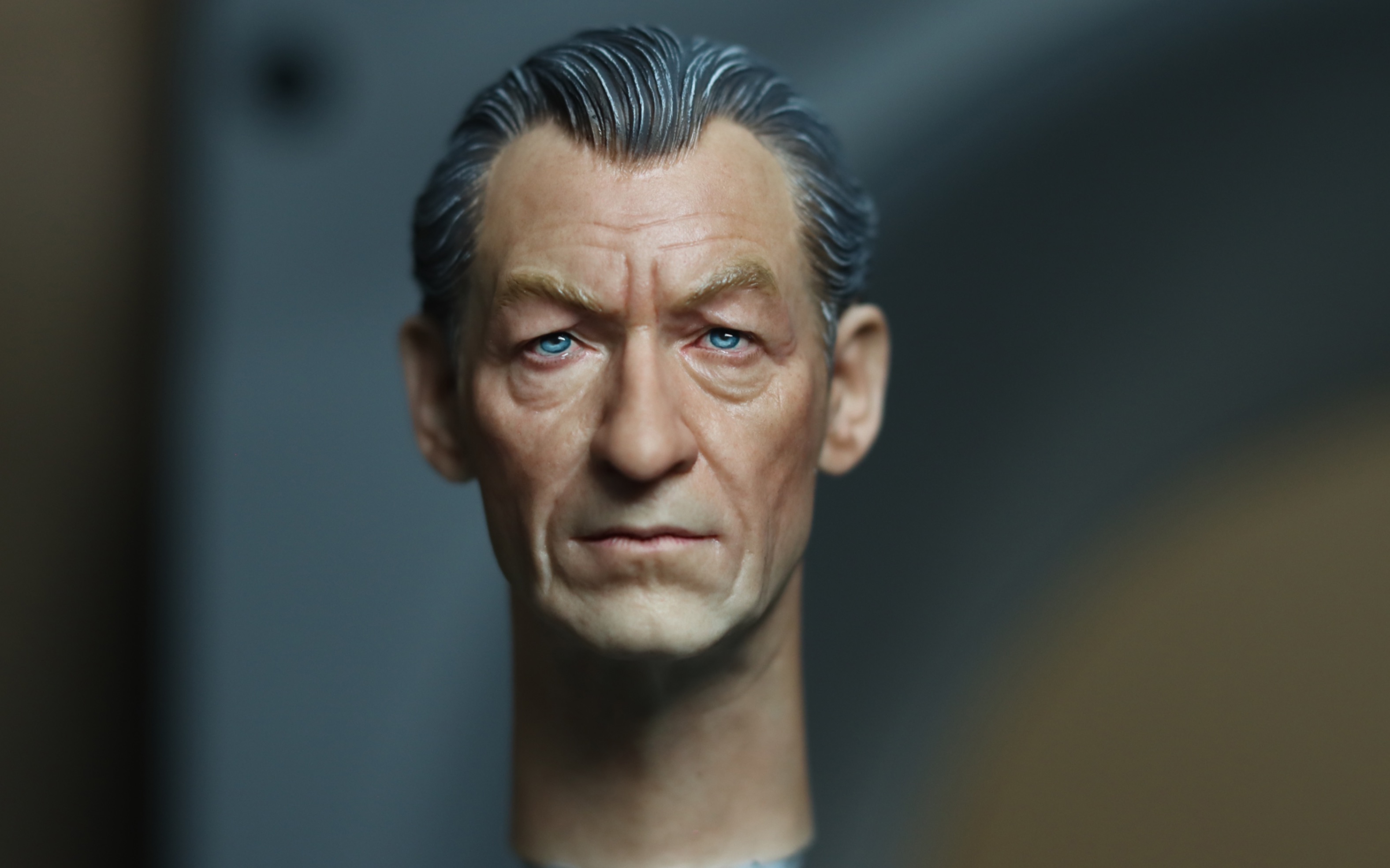 x战警万磁王头雕涂装上色