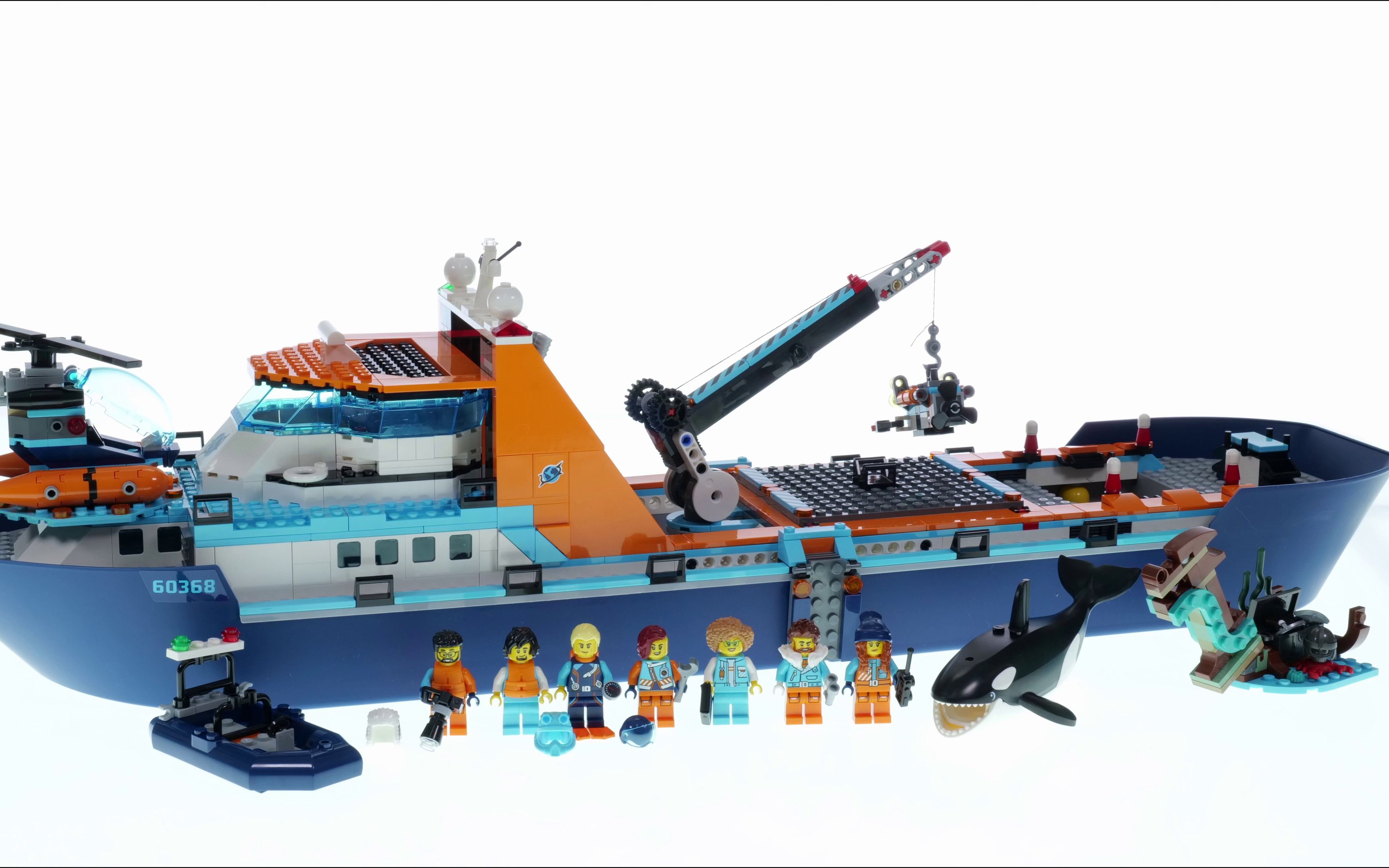 乐高城市 基地巨轮 arctic explorer ship 60368 评测
