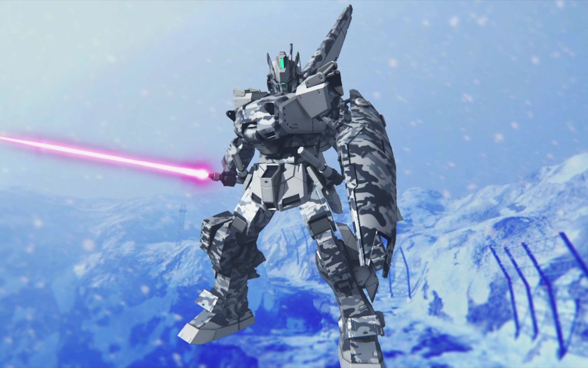 高达破坏者3 nt 5-7 修奈德寒地迷彩式样