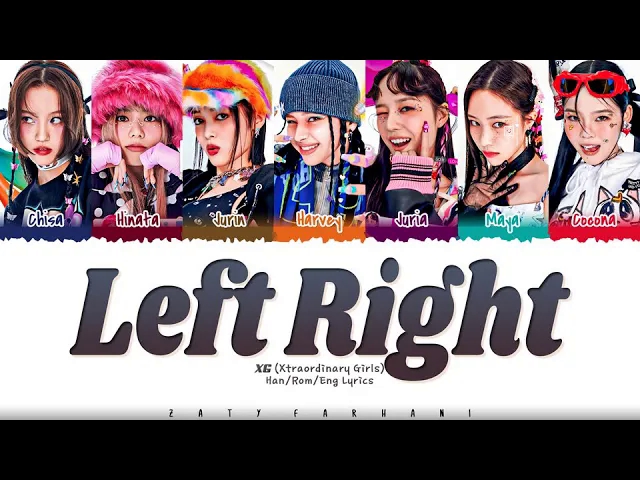 [图]XG LEFT RIGHT 歌词版