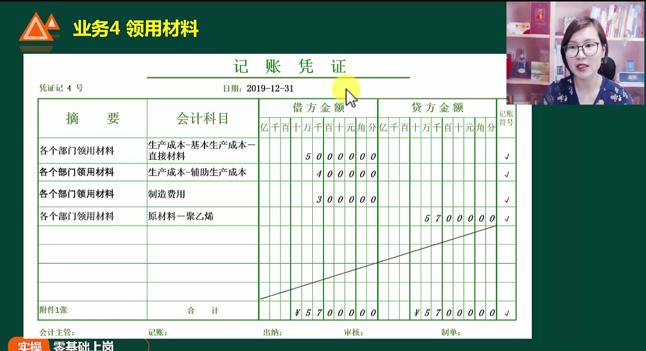 零基础学会计领用材料哔哩哔哩bilibili