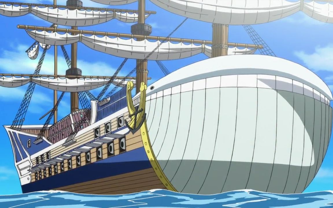 海贼王 3d动漫场景模型制作 —莫比迪克号