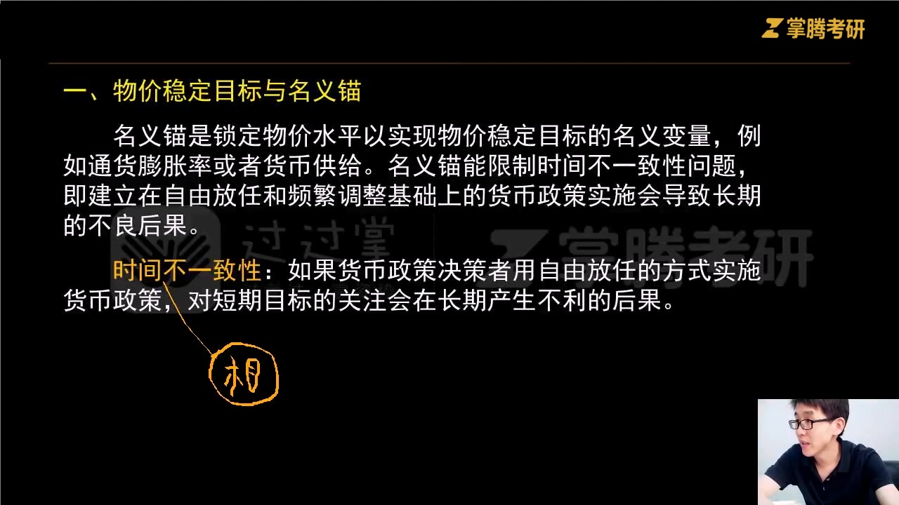 第九段:2020经济学考研郑炳(炳哥)讲述米什金《货币金融学》核心考点精讲班(2)第15讲:货币政策操作:战略与战术哔哩哔哩bilibili