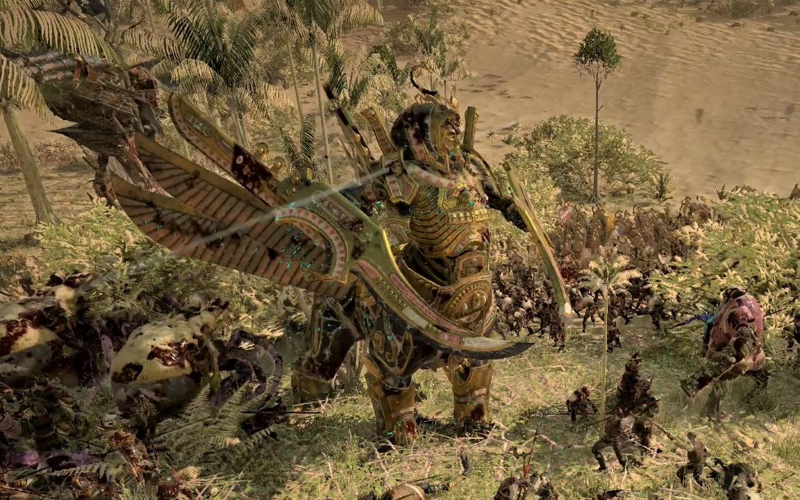 【战锤全面战争】剿灭古墓王残军