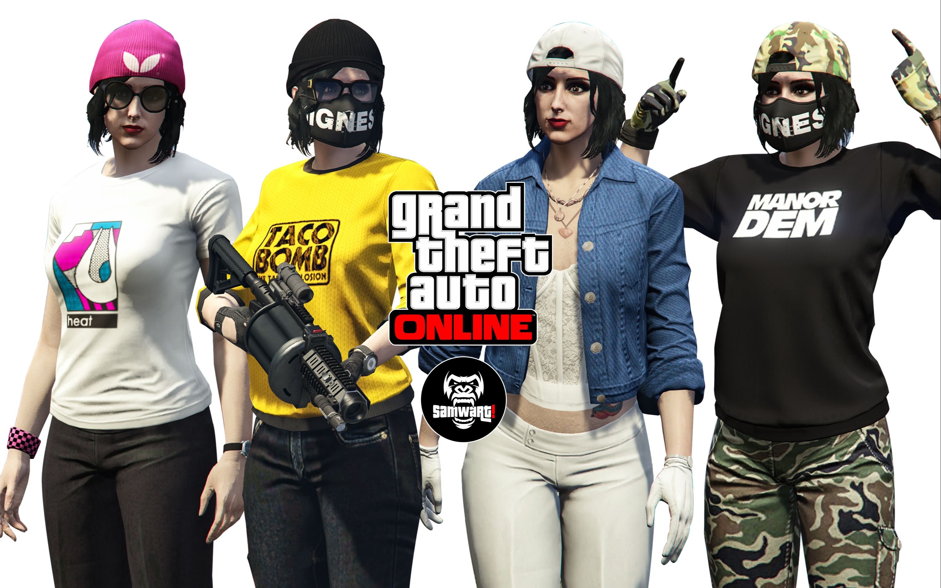 Gta5服装 Fib联邦调查局服装搭配 游戏社