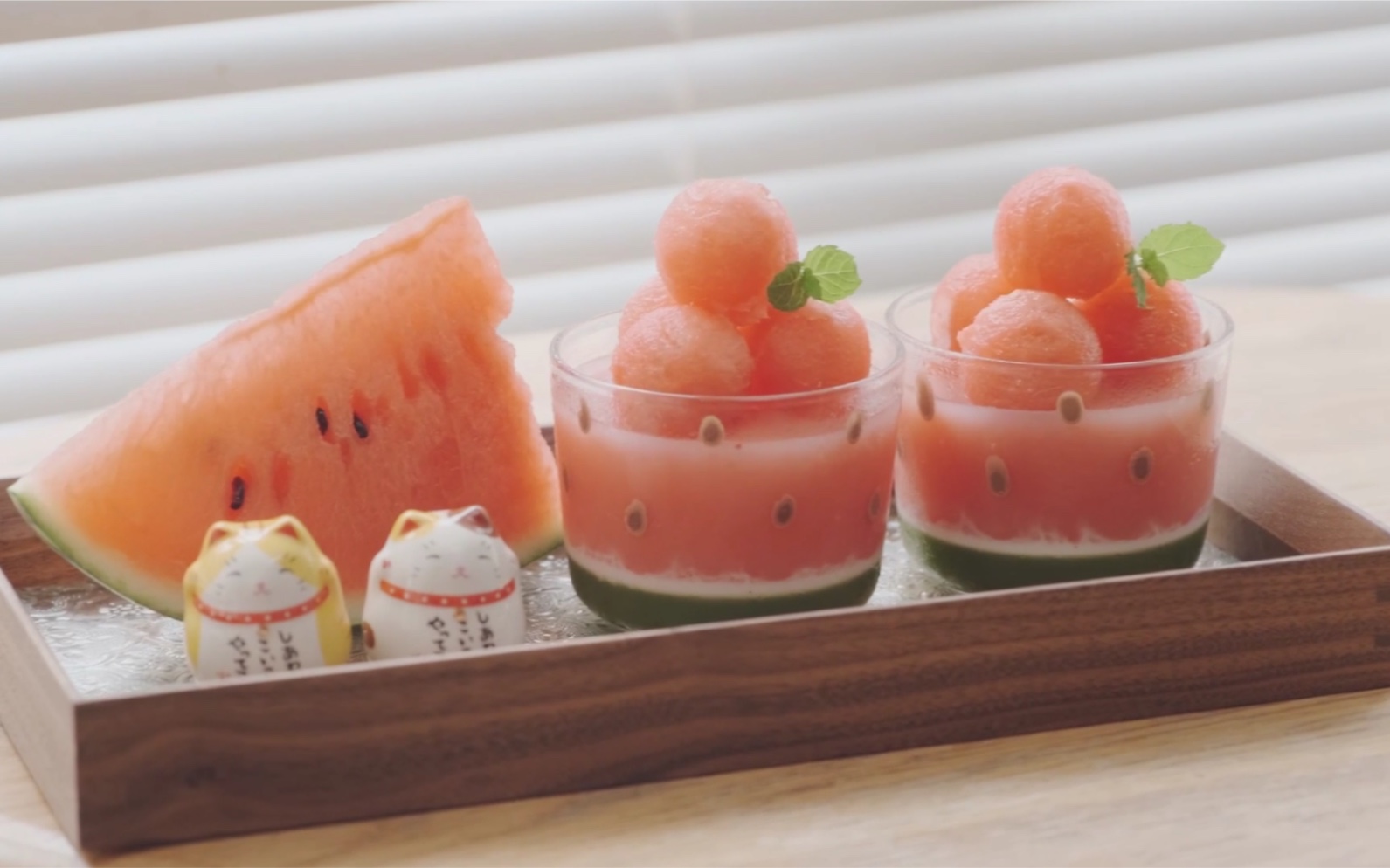 夏日甜品|把西瓜做成西瓜的西瓜果冻