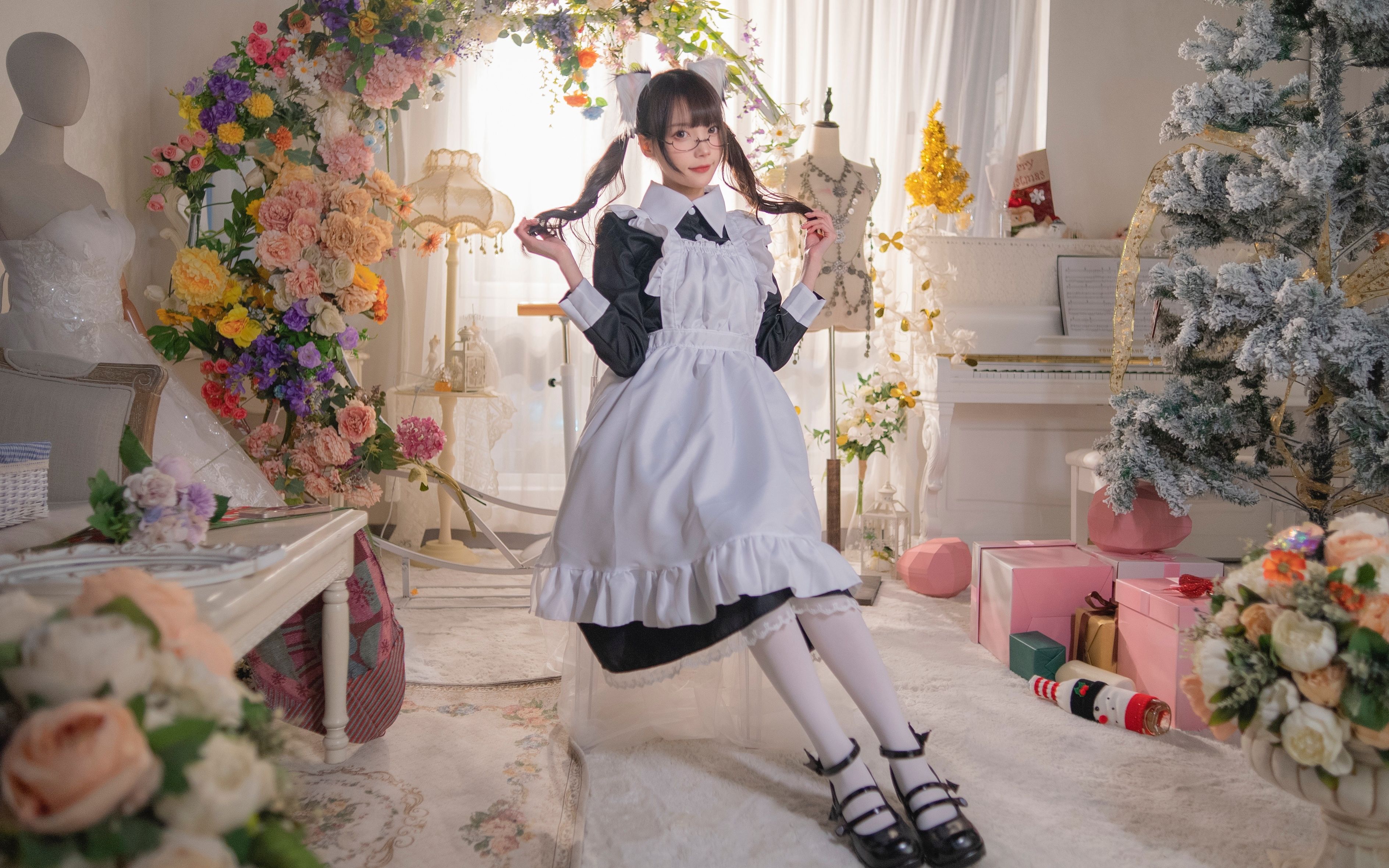 猫养多久才能变成人?(傲娇 猫耳 女仆)4k