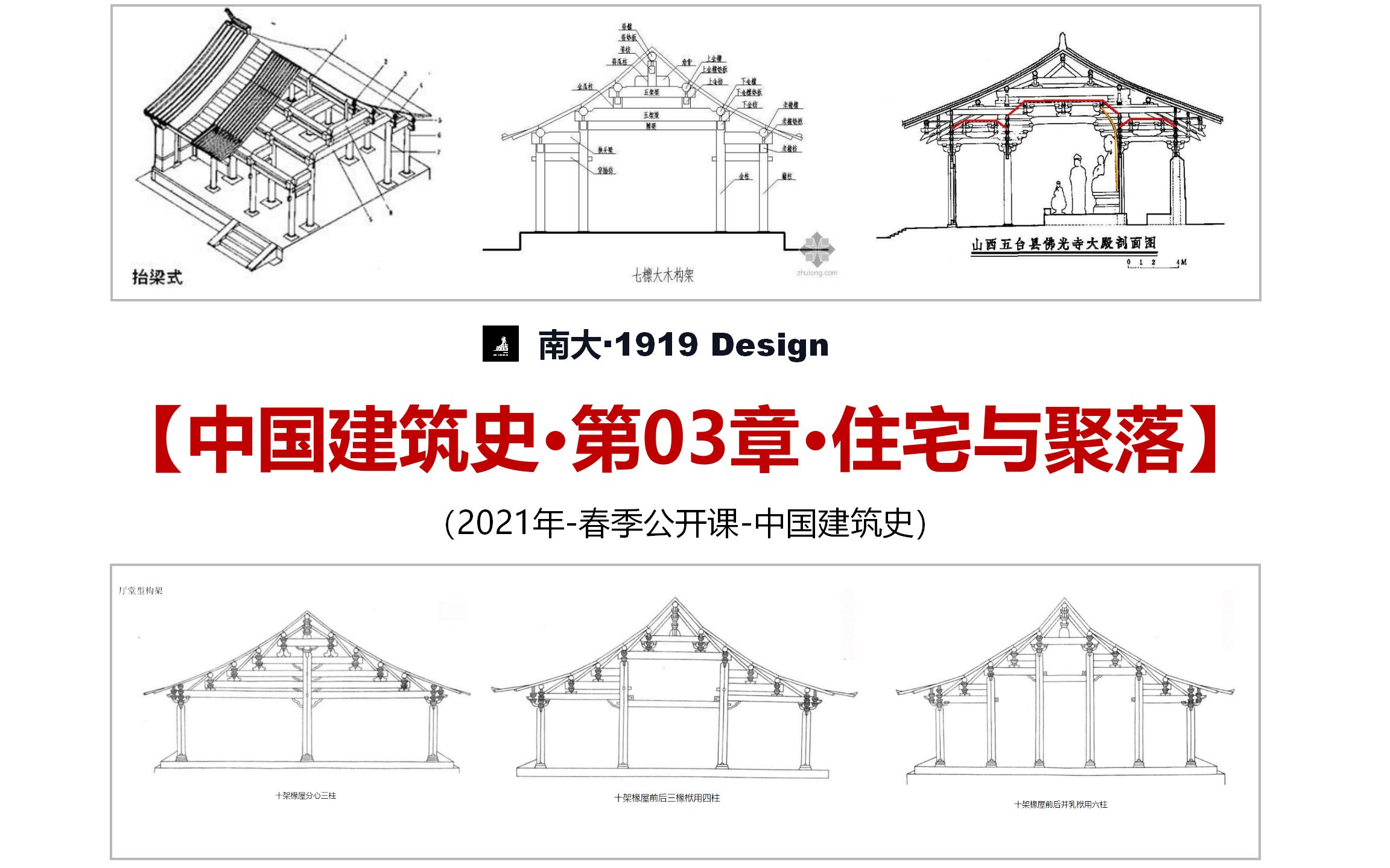 56.【2021春季建筑历史公开课05讲】中国建筑史第03章 住宅与聚落  2021年南京大学建筑学考研(1919 建筑研究中心)哔哩哔哩bilibili