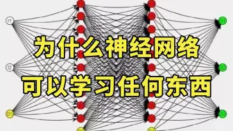十分钟动画解读为什么神经网络可以学习任何东西！附带CNN\RNN\GAN\GNN\Transformer等五大神经网络系统解读！