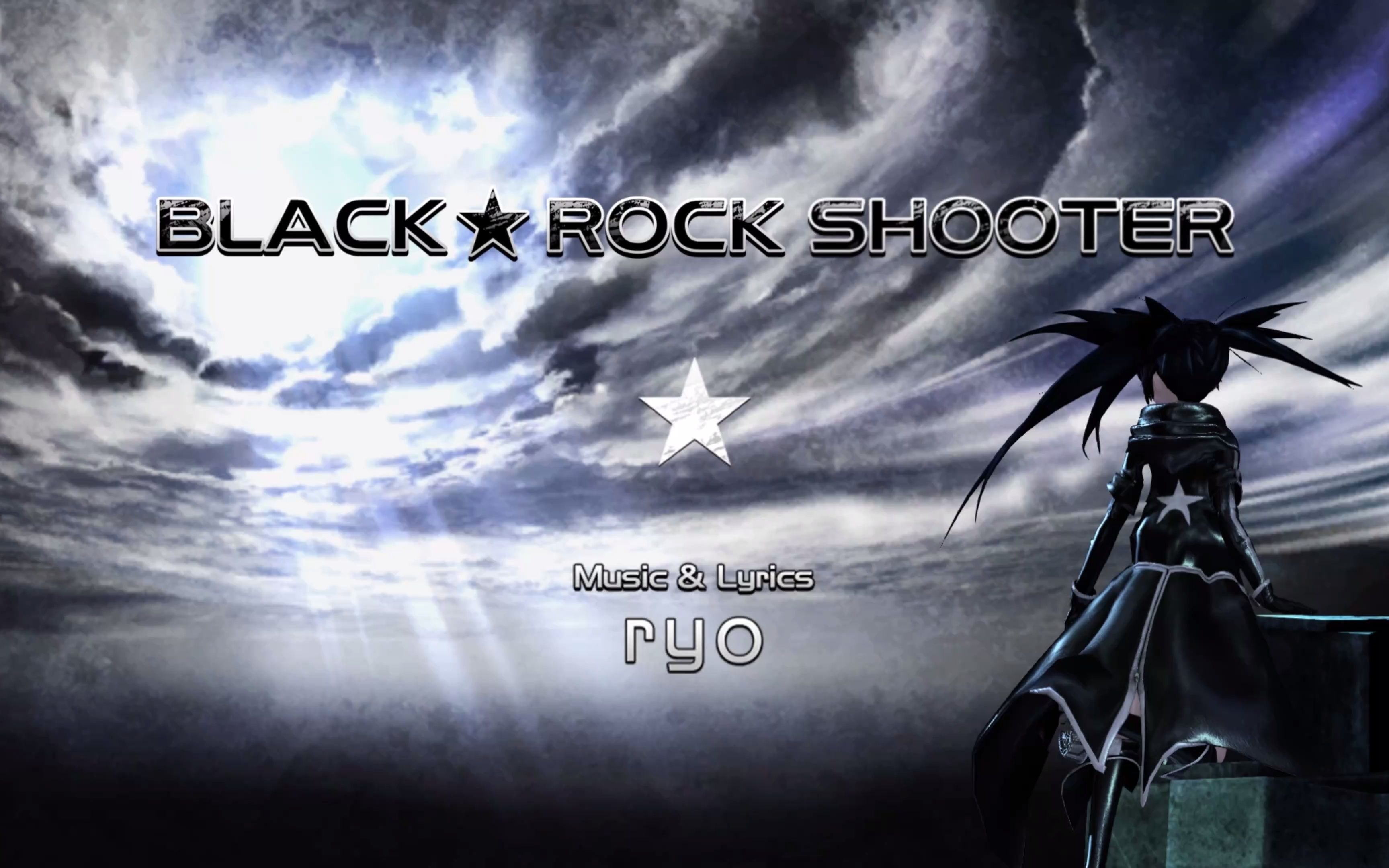 【黑岩射手】black★rock shooter【歌姬计划mega39s pv】[4k]