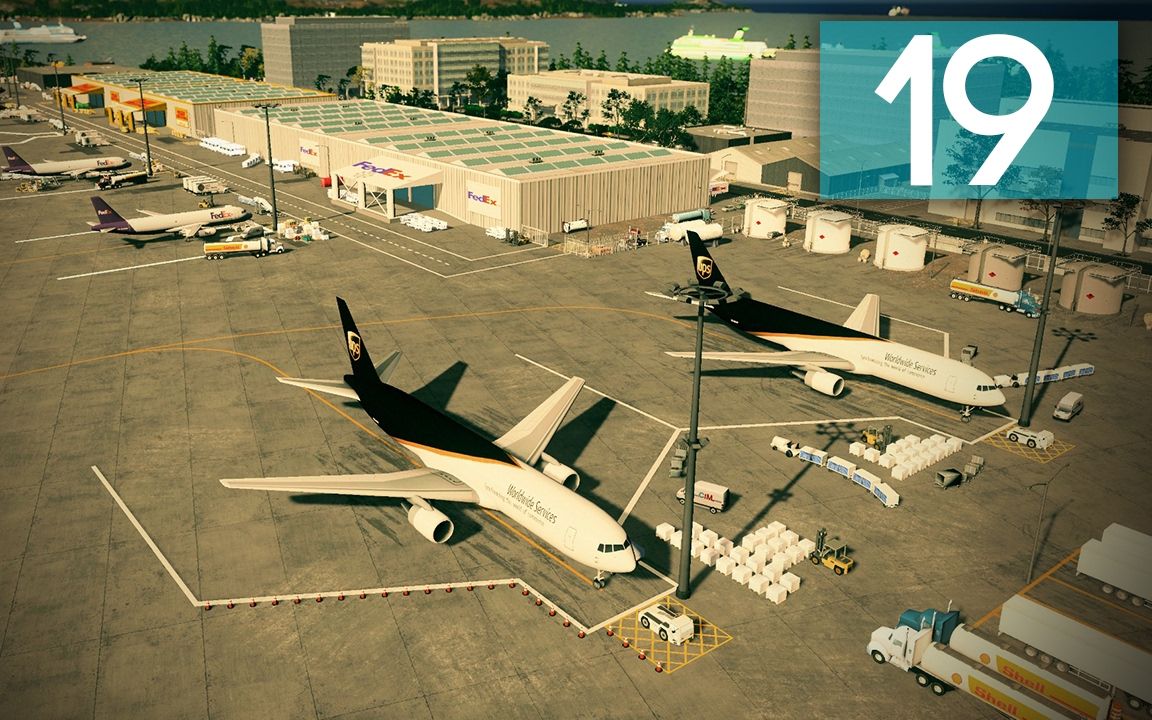 机场货运站 #都市天际线 airport cargo terminal