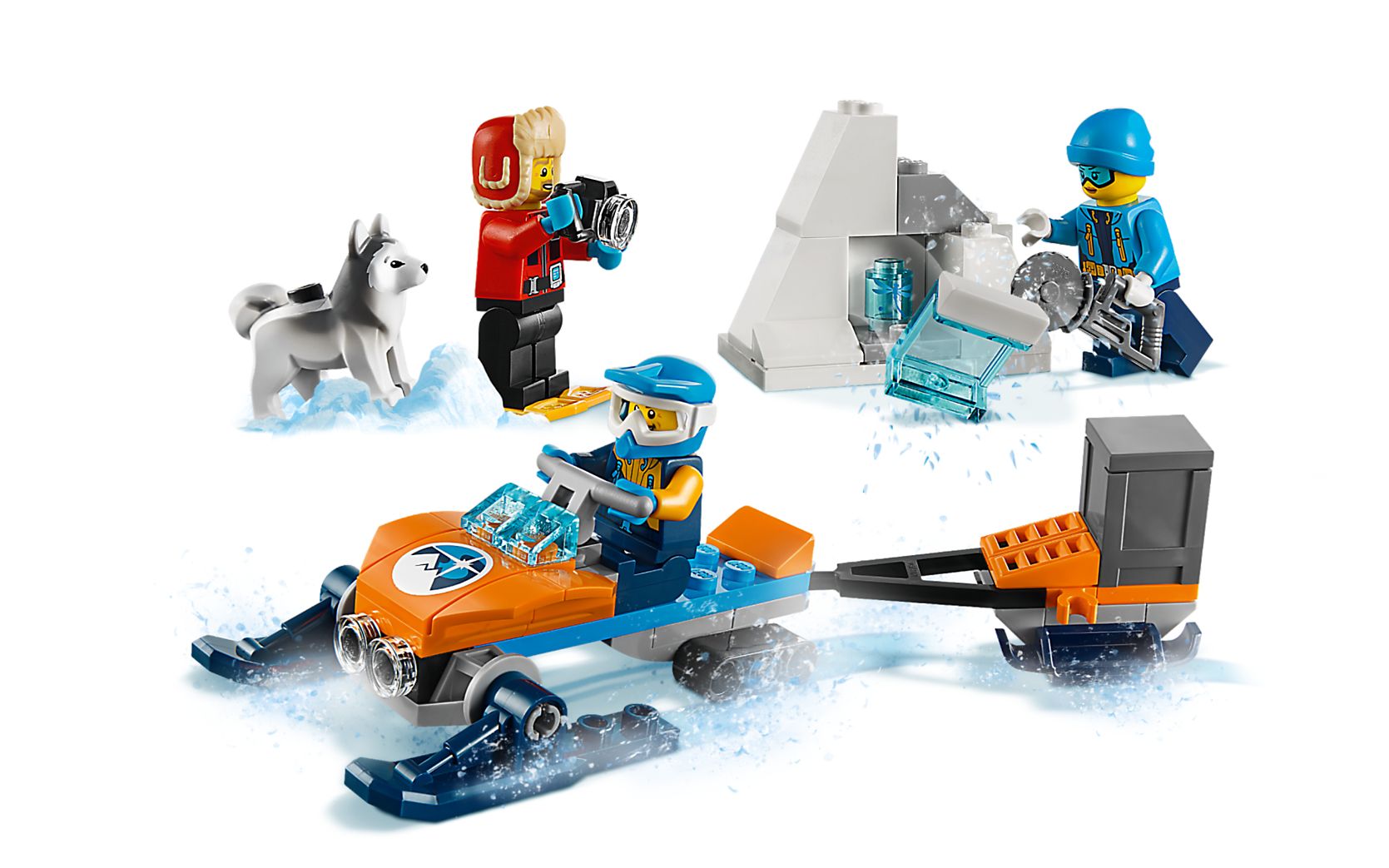 乐高lego 60190 城市系列 极地探险 北极冰层滑翔机 2018速拼评测