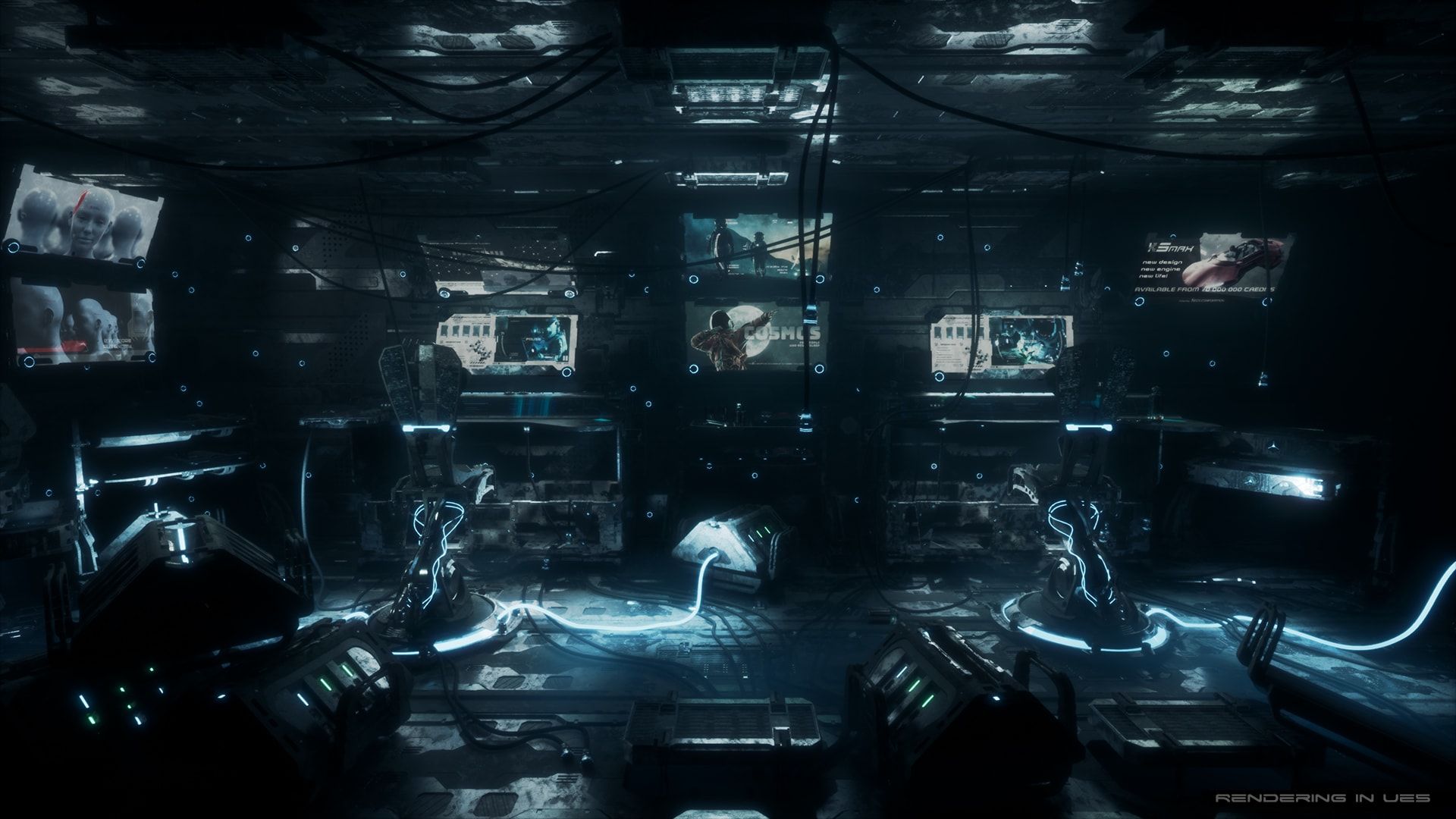 虚幻5制作 电影级 科幻空间站