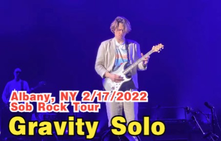 [图]John Mayer囧妹Gravity现场solo -Albany, NY 2/17/2022 Sob Rock Tour