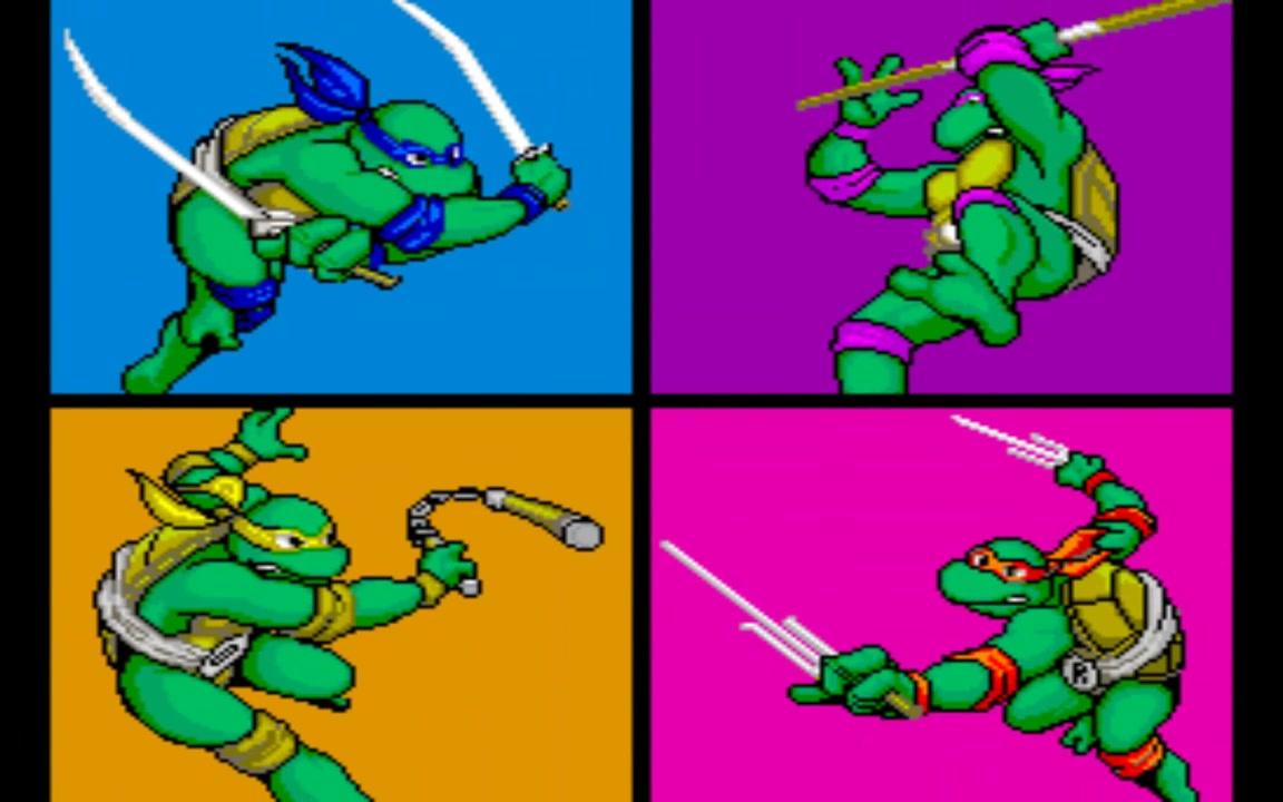 【街机游戏回顾】忍者神龟 街机版 通关视频 teenage mutant ninja