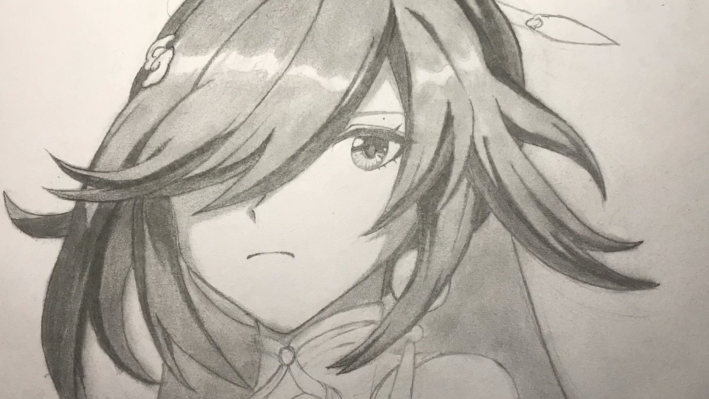 手绘[崩坏3]赤鸢仙人符华:云墨丹书