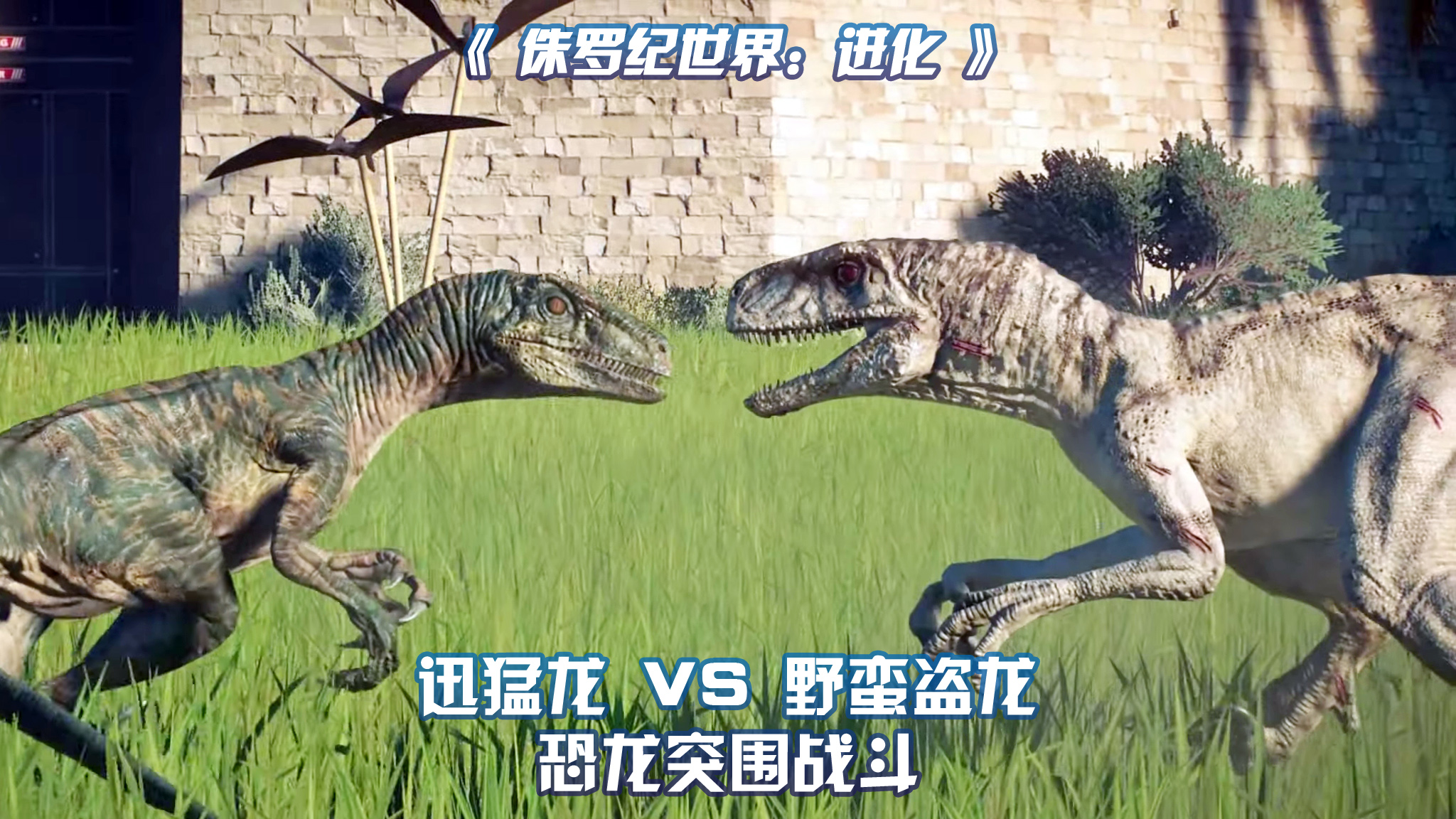 野蛮盗龙 vs 迅猛龙 ~ 侏罗纪世界进化