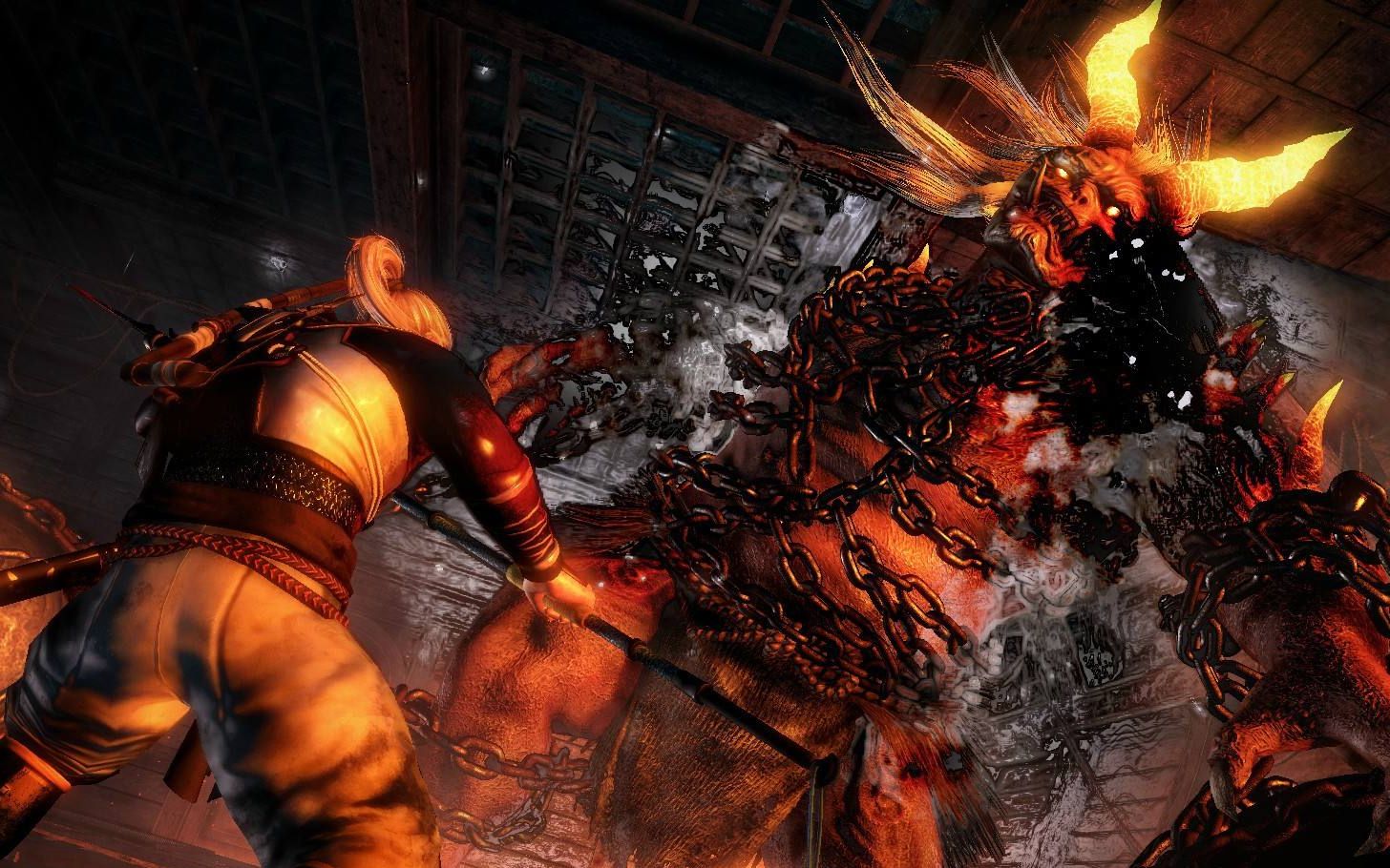 【仁王】强者怨灵鬼裸身不用道具战"卑鄙的异乡人,居然不穿衣服跟我打