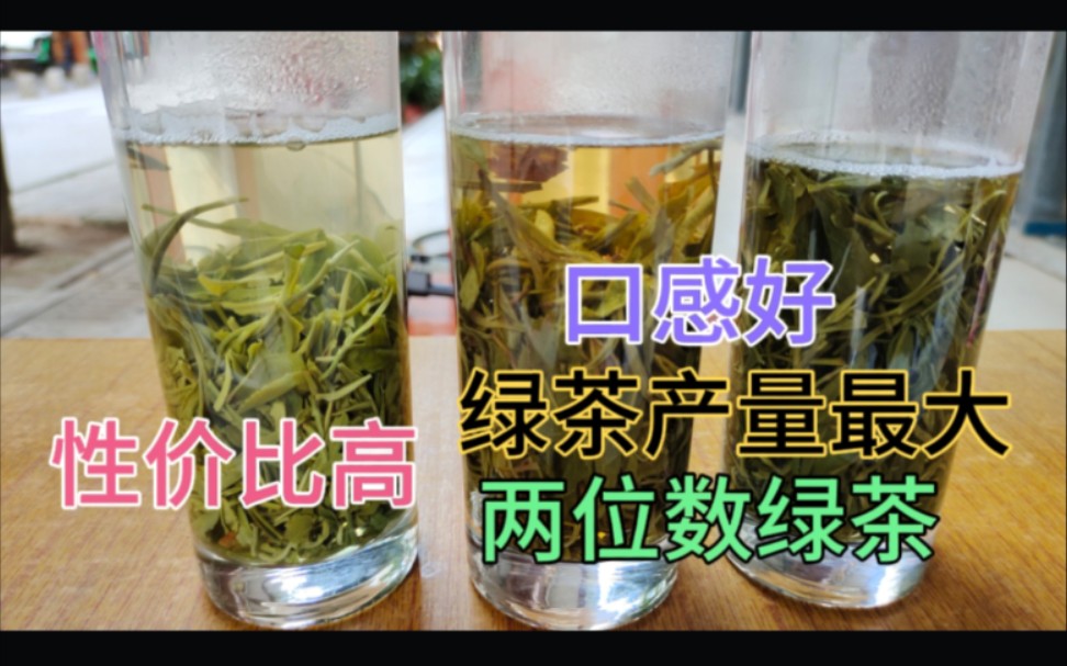 全国绿茶产量最大,高山绿茶性价比高,仅要两位数,口感好哔哩哔哩bilibili