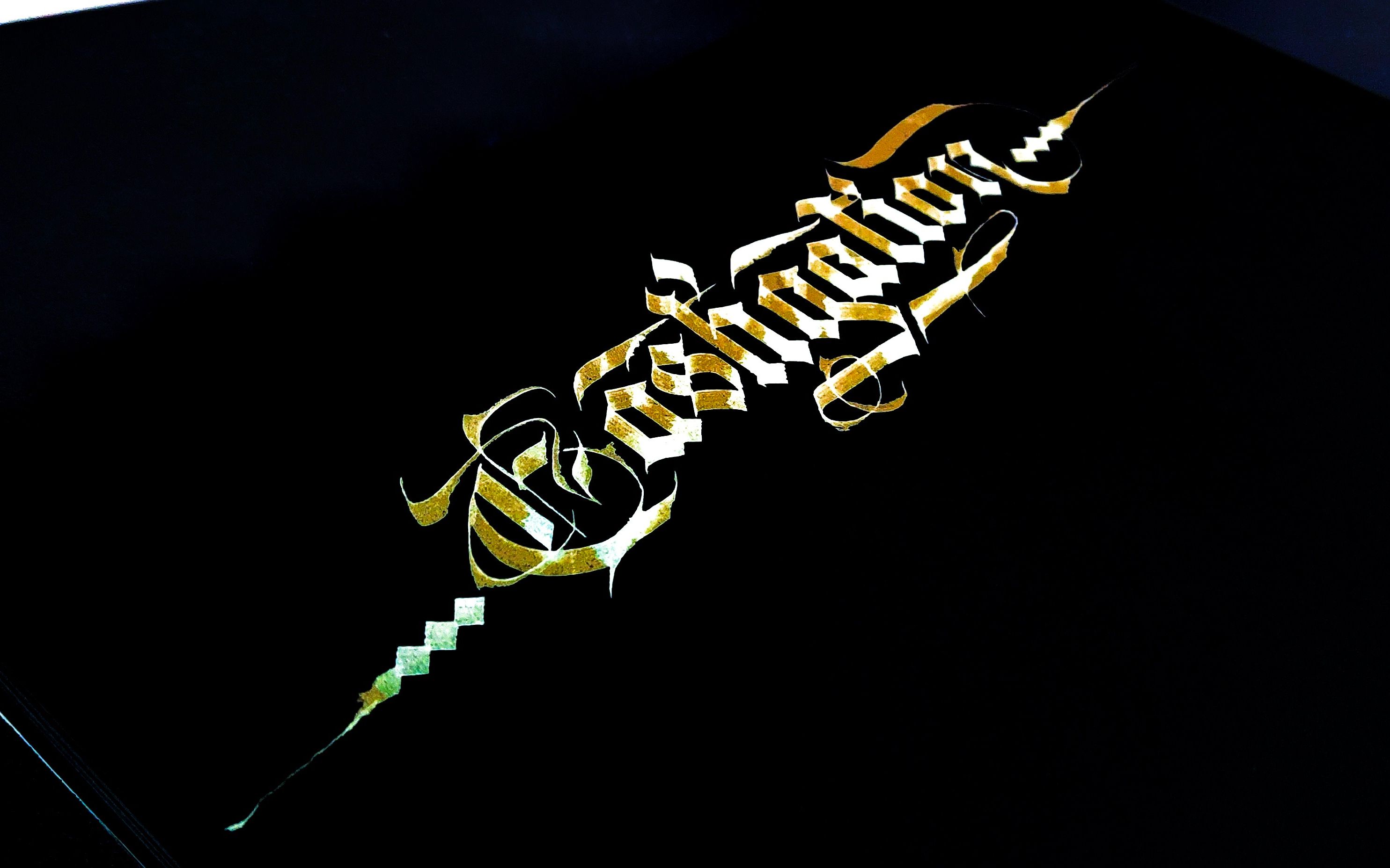 【哥特体】那些闪闪发光的ins风手写英文(castigation)