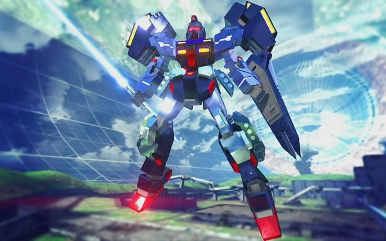 ps3高达破坏者2:蓝色命运1号机特装型(gn加农炮,trans-am system)