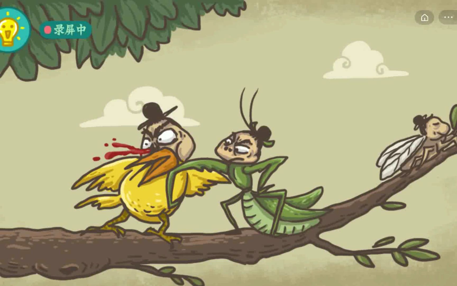 老铁扎心了黄雀想先下手为强结果被螳螂反杀