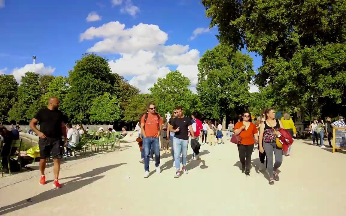 【法国】杜乐丽花园巴黎最美公园 Jardin des Tuileries 2021哔哩哔哩bilibili