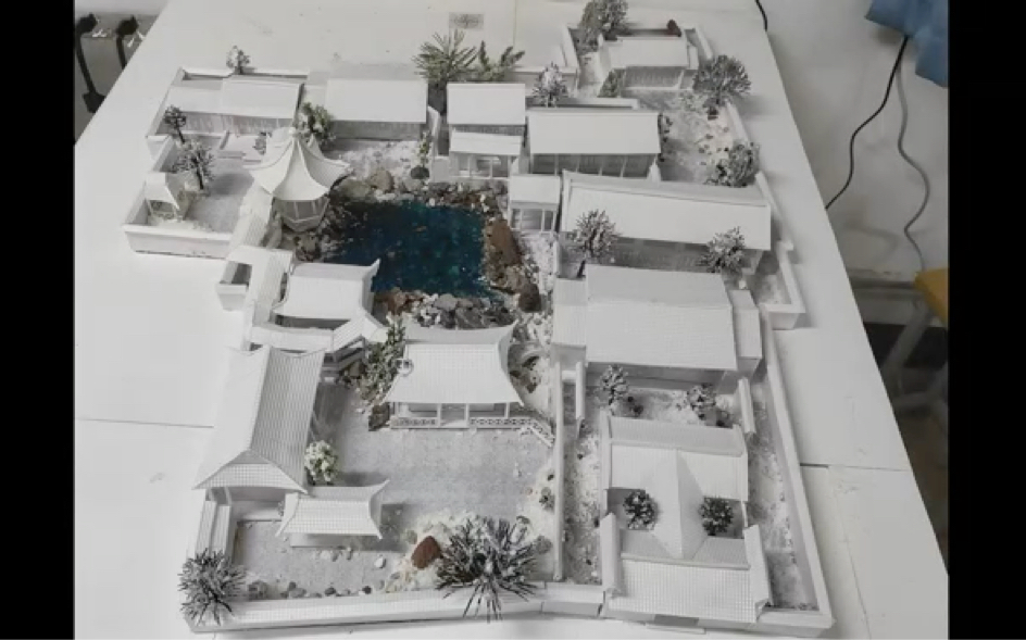 山东建筑大学环艺22级网师园模型