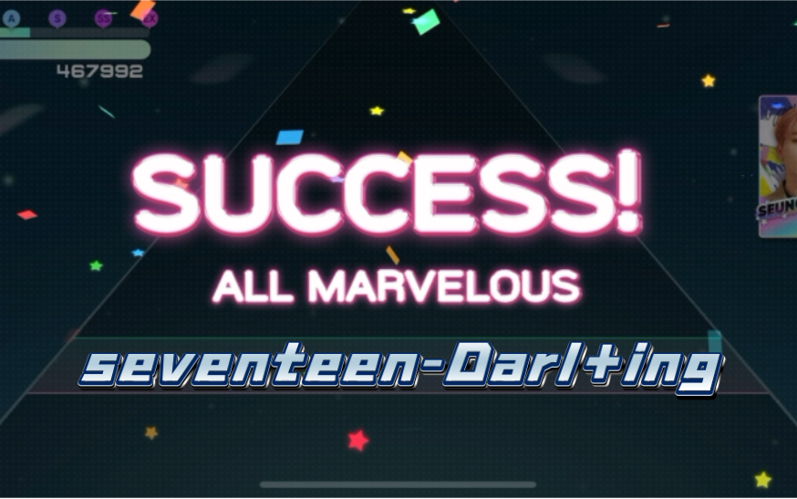 [图]【rhythm hive】《Darl+ing》‖ap！达令宝我爱你！！！‖极度困难lv9 allmarvelous录屏