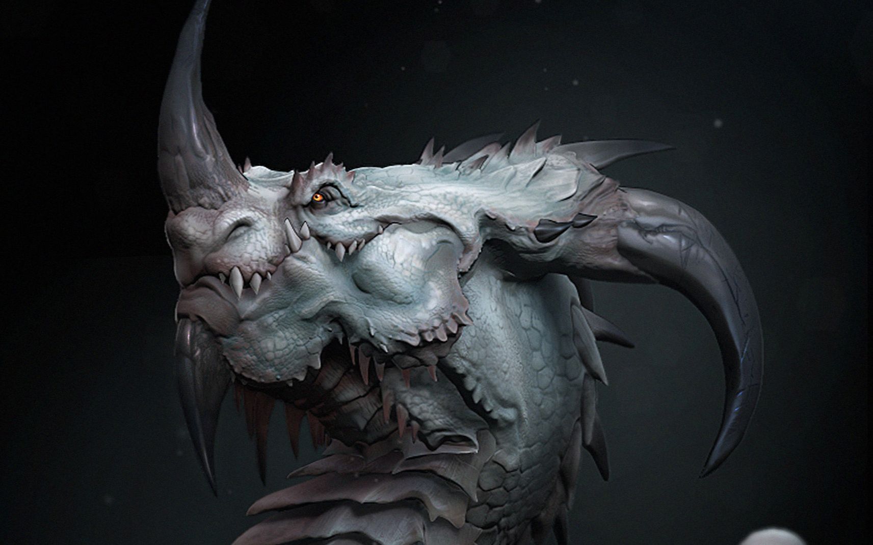 【龙】zbrush新手教程-当建模遇上龙 看看巨龙是如何被雕刻出来的吧