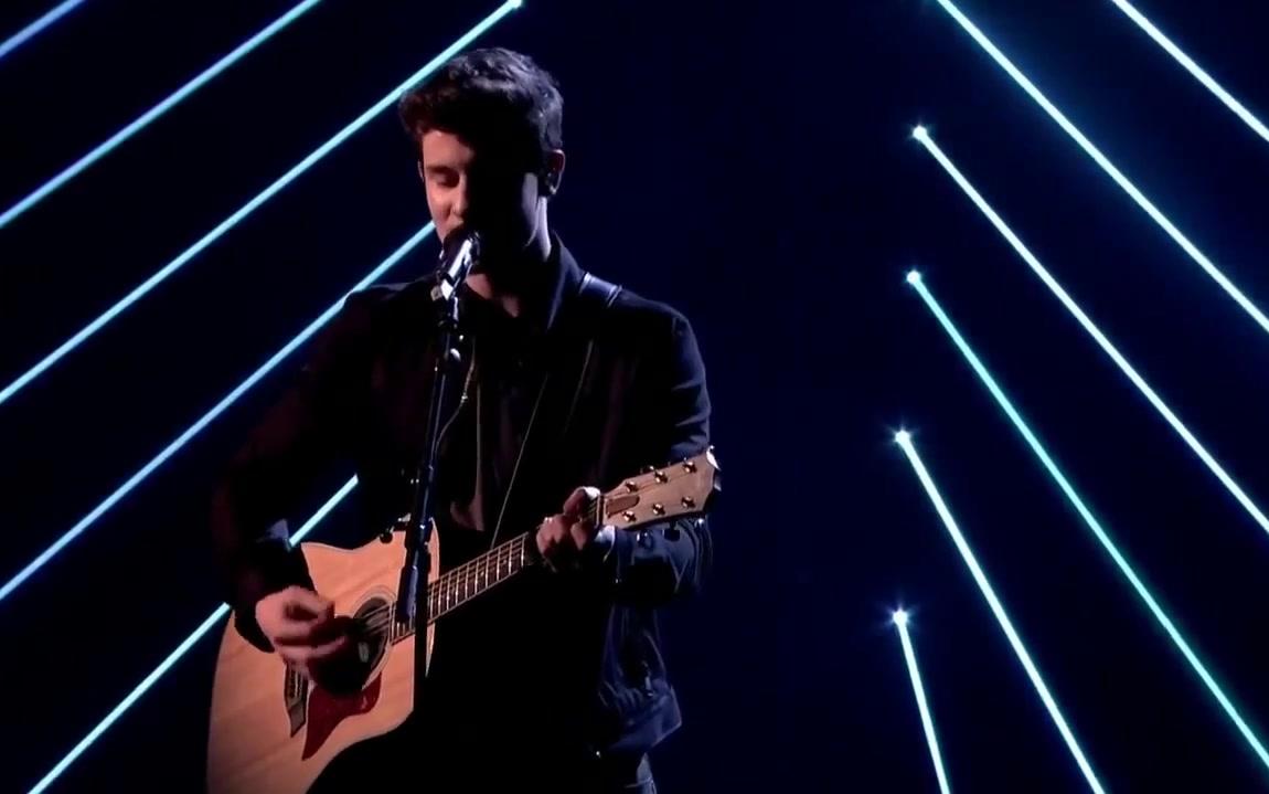 【英国好声音决赛现场】Shawn Mendes  Stitches 2016哔哩哔哩bilibili