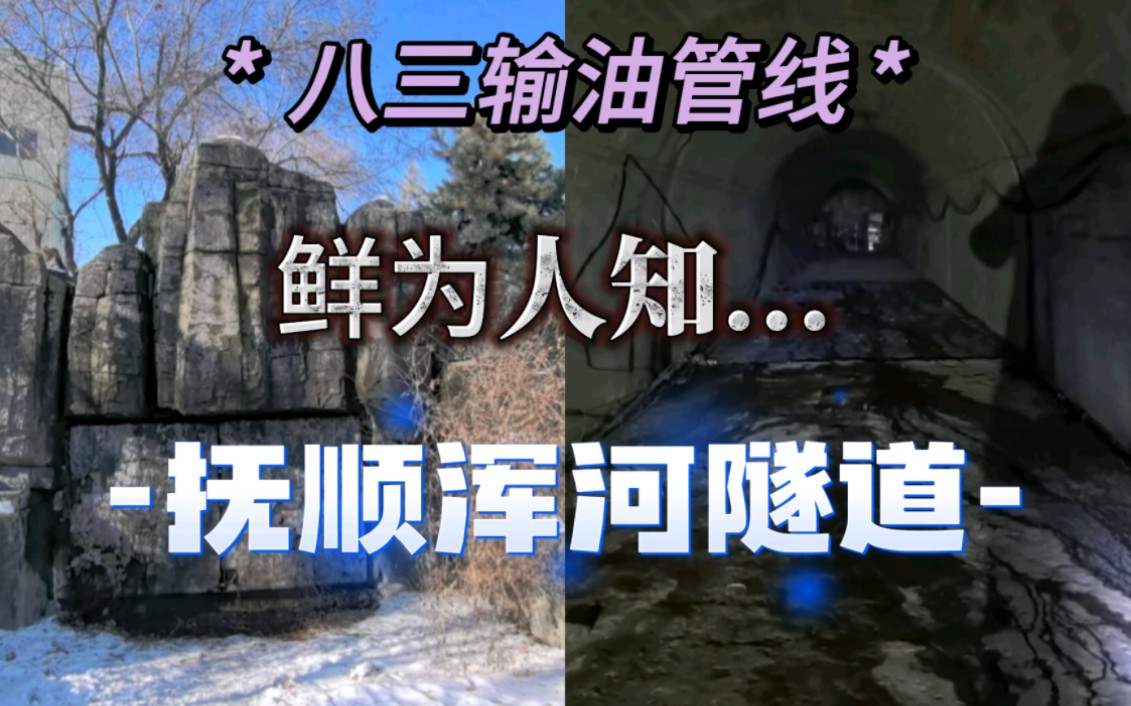 抚顺浑河隧道是中国最早的战略级原油管道,“八三”输油管线在此通过!哔哩哔哩bilibili