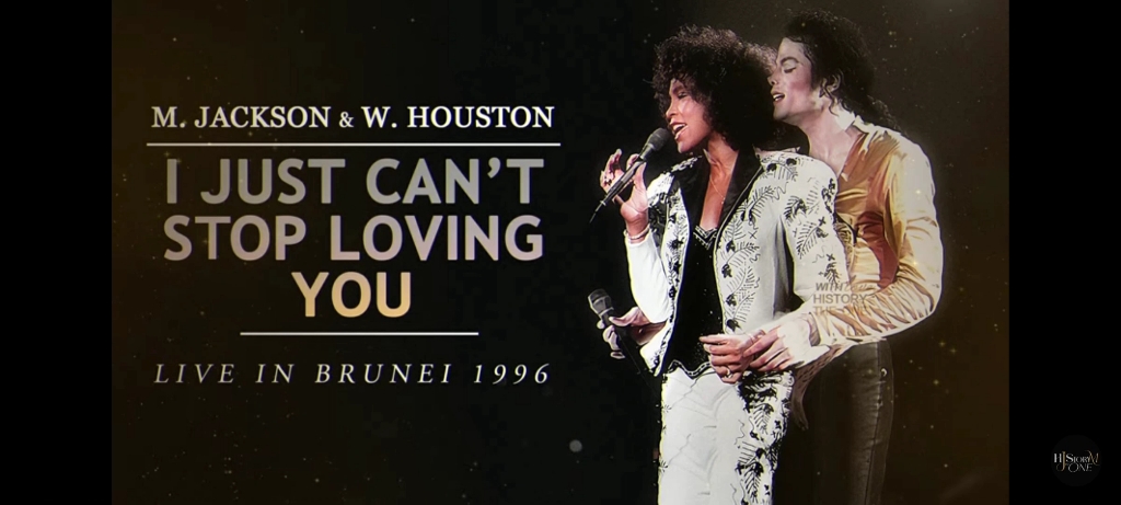 [图]MJ &惠特尼休斯顿 I just cant stop loving you (Fanmade)