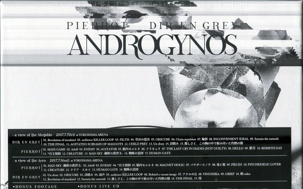 PIERROT x DIR EN GREY - ANDROGYNOS Documentary_哔哩哔哩_bilibili